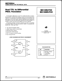 Click here to download MC100ELT22DR2 Datasheet