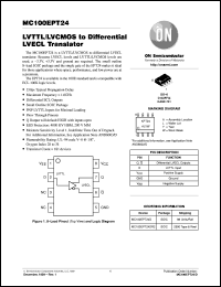 Click here to download MC100EPT24DR2 Datasheet