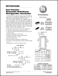Click here to download MC74HC4538AFL1 Datasheet