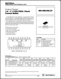 Click here to download MC100LVEL37DW Datasheet