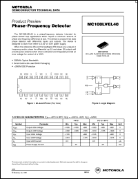 Click here to download MC100LVEL40DWR2 Datasheet