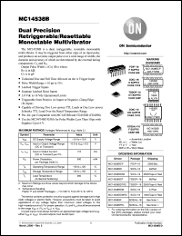 Click here to download MC14538BDT Datasheet