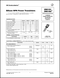 Click here to download 2N5192 Datasheet