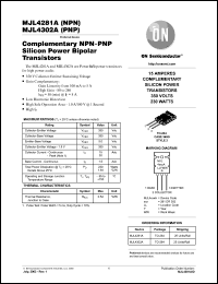 Click here to download MJL4281 Datasheet