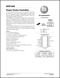 Click here to download NCP1650DR2 Datasheet