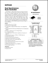 Click here to download NCP5425DB Datasheet