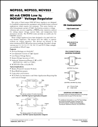 Click here to download NCP553SQ15T1 Datasheet