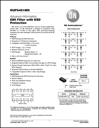 Click here to download NUF6401MNT1 Datasheet