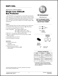 Click here to download NUP1105LT1G Datasheet
