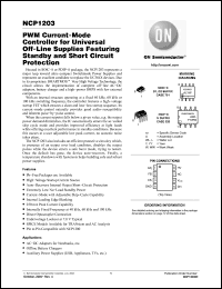 Click here to download NCP1203D100R2G Datasheet