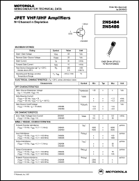 Click here to download 2N5484 Datasheet