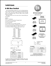 Click here to download 74FST3345DW Datasheet