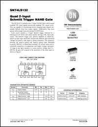 Click here to download SN74LS132 Datasheet