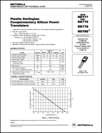 Click here to download BD778 Datasheet