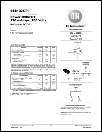 Click here to download BSS123LT3 Datasheet