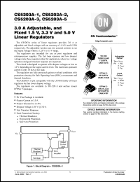Click here to download CS5203A-3 Datasheet