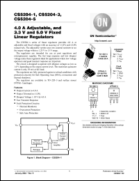 Click here to download CS5204-3GDP3 Datasheet