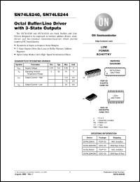 Click here to download SN74LS240 Datasheet