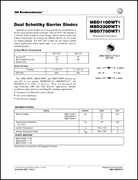 Click here to download MBD110DWT1 Datasheet