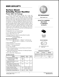 Click here to download MBR120VLSFT3 Datasheet