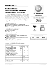 Click here to download MBRA210ET3 Datasheet
