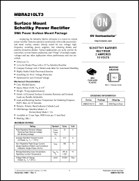 Click here to download MBRA210LT3 Datasheet