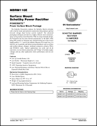 Click here to download MBRM110E Datasheet