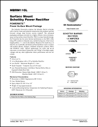Click here to download MBRM110LT3 Datasheet