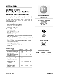 Click here to download MBRS260T3D Datasheet