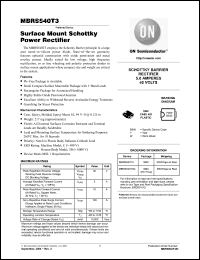 Click here to download MBRS540T3 Datasheet