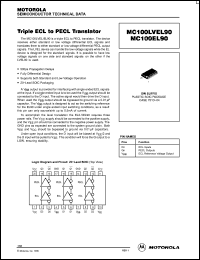 Click here to download MC100LVEL90 Datasheet