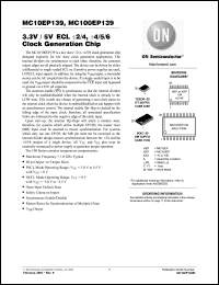 Click here to download MC10EP139DWR2 Datasheet