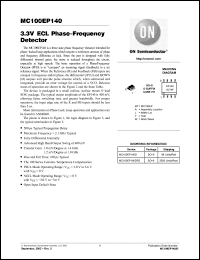 Click here to download MC100EP140DR2 Datasheet
