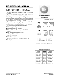 Click here to download MC100EP33D Datasheet