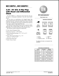Click here to download MC100EP51DT Datasheet