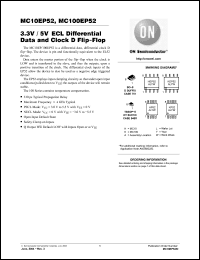 Click here to download MC100EP52DT Datasheet