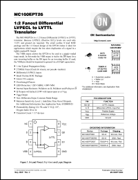 Click here to download MC100EPT26DTR2 Datasheet