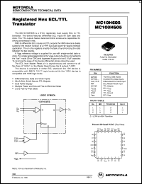 Click here to download MC10H605 Datasheet
