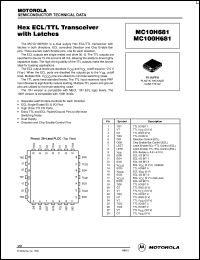 Click here to download MC100H681 Datasheet