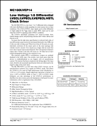 Click here to download MC100LVEP14 Datasheet
