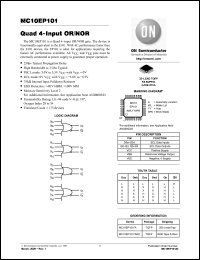 Click here to download MC10EP101 Datasheet