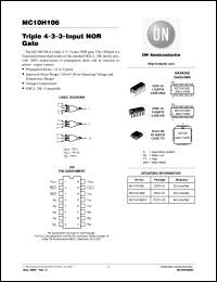 Click here to download MC10H106P Datasheet