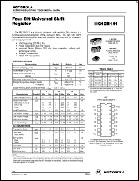 Click here to download MC10H141 Datasheet