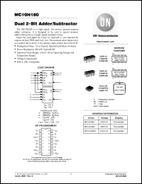 Click here to download MC10H180 Datasheet