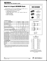 Click here to download MC10H209 Datasheet