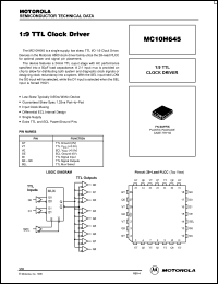 Click here to download MC10H645 Datasheet