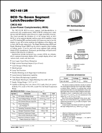 Click here to download MC14513B Datasheet