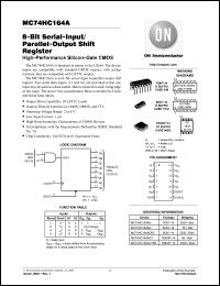 Click here to download MC74HC164A Datasheet