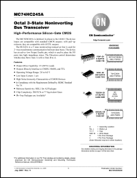 Click here to download MC74HC245AFG Datasheet