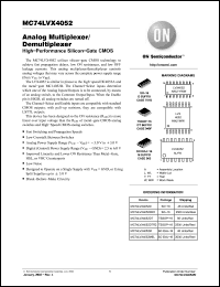 Click here to download MC74LVX4052DTR2 Datasheet